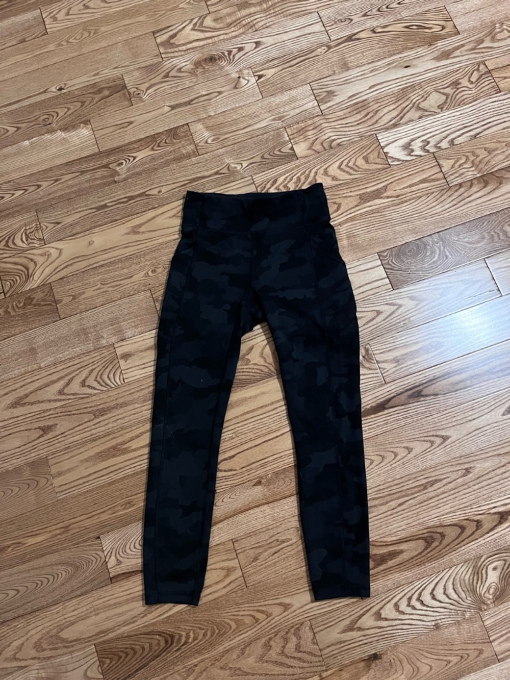 Lululemon Athletic Black Camouflage Leggings
